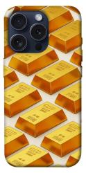 Чехол itsPrint Gold bars для Apple iPhone 15 Pro (6.1")