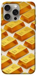 Чехол itsPrint Gold bars для Apple iPhone 15 Pro Max (6.7")