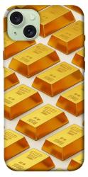 Чехол itsPrint Gold bars для Apple iPhone 15 Plus (6.7")