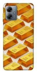 Чехол itsPrint Gold bars для Motorola Moto G14