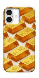 Чехол itsPrint Gold bars для Apple iPhone 16 Plus (6.7")