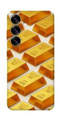 Чехол itsPrint Gold bars для Samsung Galaxy S25