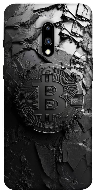 Чохол itsPrint Dark bitcoin для OnePlus 7, гроші, купити оптом з доставкою