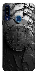 Чехол itsPrint Dark bitcoin для Samsung Galaxy A20s