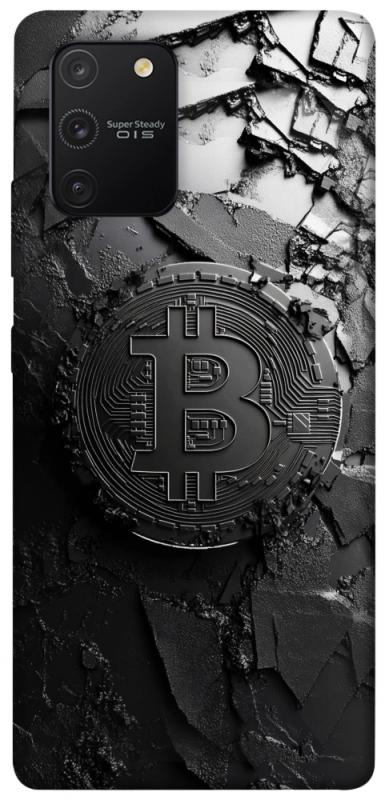 Чехол itsPrint Dark bitcoin для Samsung Galaxy S10 Lite, деньги, купить оптом с доставкой