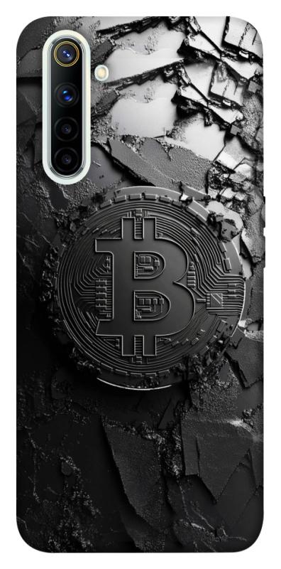 Чехол itsPrint Dark bitcoin для Realme 6, деньги, купить оптом с доставкой