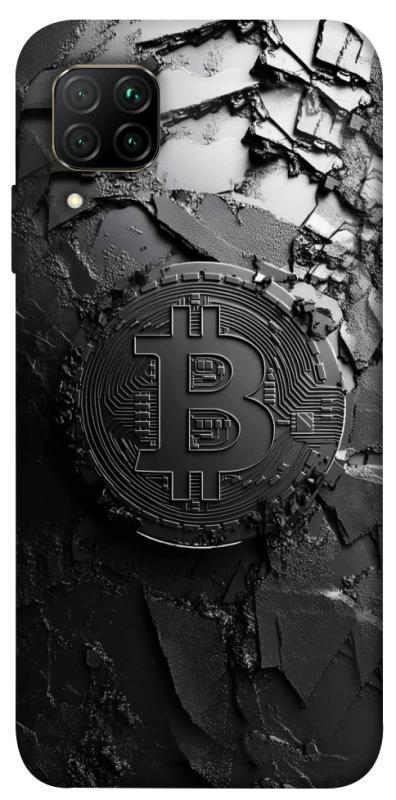 Чехол itsPrint Dark bitcoin для Huawei P40 Lite, деньги, купить оптом с доставкой