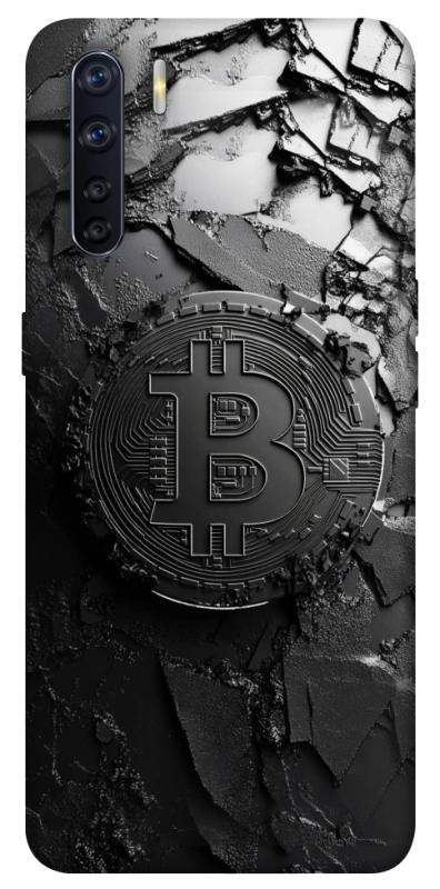 Чехол itsPrint Dark bitcoin для Oppo A91, деньги, купить оптом с доставкой