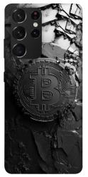 Чехол itsPrint Dark bitcoin для Samsung Galaxy S21 Ultra