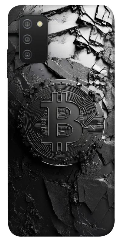 Чехол itsPrint Dark bitcoin для Samsung Galaxy A03s, деньги, купить оптом с доставкой