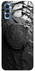 Чохол itsPrint Dark bitcoin для TECNO Spark 8P