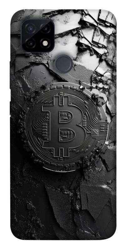 Чехол itsPrint Dark bitcoin для Realme C12, деньги, купить оптом с доставкой