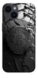 Чехол itsPrint Dark bitcoin для Apple iPhone 14 (6.1")