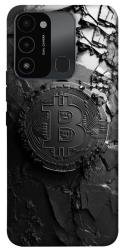 Чехол itsPrint Dark bitcoin для TECNO Spark 8C