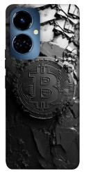 Чехол itsPrint Dark bitcoin для TECNO Camon 19 (CI6n) / 19 Pro (CI8n)