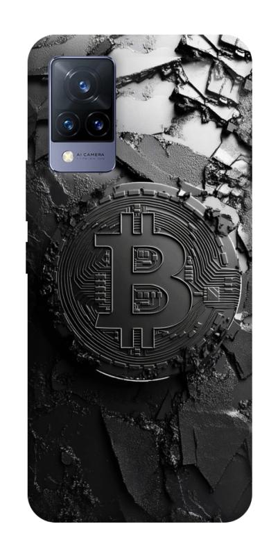 Чохол itsPrint Dark bitcoin для Vivo V21, гроші, купити оптом з доставкою