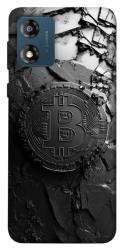 Чехол itsPrint Dark bitcoin для Motorola Moto E13
