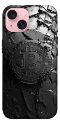 Чехол itsPrint Dark bitcoin для Apple iPhone 15 (6.1")