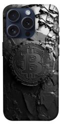 Чехол itsPrint Dark bitcoin для Apple iPhone 15 Pro (6.1")