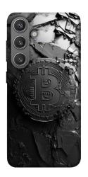 Чехол itsPrint Dark bitcoin для Samsung Galaxy S24+