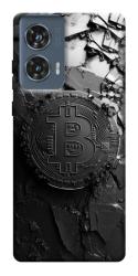 Чехол itsPrint Dark bitcoin для Motorola Edge 50 Fusion