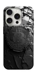 Чехол itsPrint Dark bitcoin для Apple iPhone 16 Pro (6.3")