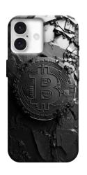 Чехол itsPrint Dark bitcoin для Apple iPhone 16 Plus (6.7")