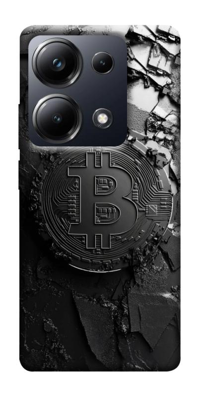 Чехол itsPrint Dark bitcoin для Xiaomi Redmi 13 4G / Poco M6 4G, деньги, купить оптом с доставкой