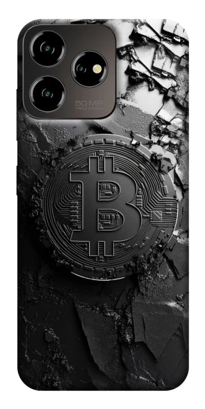 Чехол itsPrint Dark bitcoin для ZTE Blade V50 Desing 4G, деньги, купить оптом с доставкой