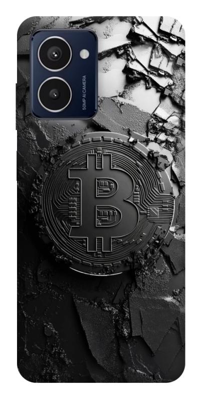 Чехол itsPrint Dark bitcoin для HMD Pulse Pro, деньги, купить оптом с доставкой