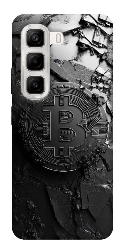 Чехол itsPrint Dark bitcoin для Infinix Hot 50 4G, деньги, купить оптом с доставкой