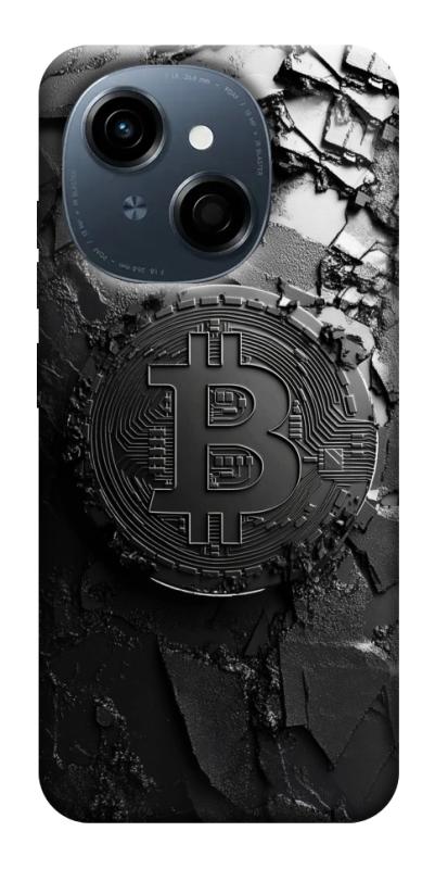 Чехол itsPrint Dark bitcoin для TECNO Spark Go 1, деньги, купить оптом с доставкой