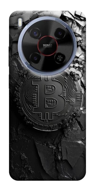 Чохол itsPrint Dark bitcoin для ZTE Nubia V70 Max, гроші, купити оптом з доставкою