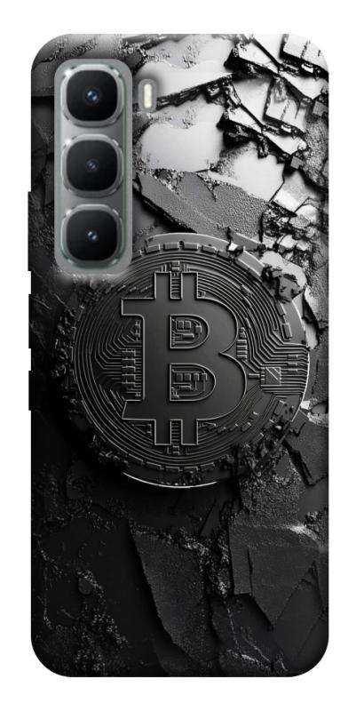 Чехол itsPrint Dark bitcoin для Infinix Hot 60 Pro+, деньги, купить оптом с доставкой