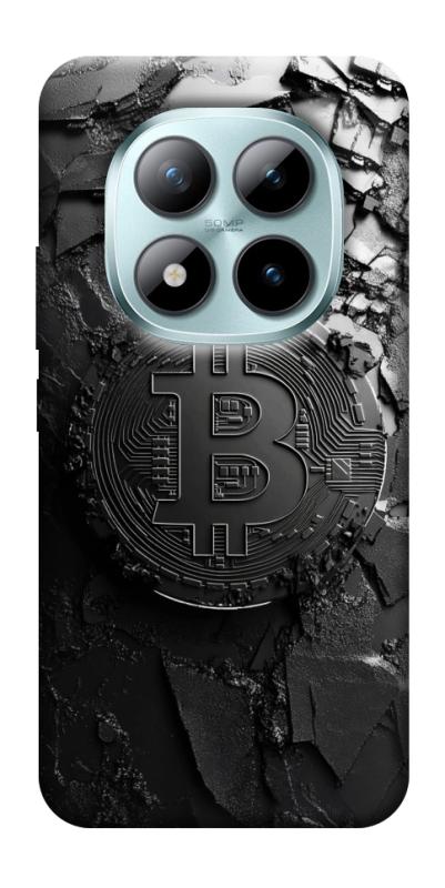 Чехол itsPrint Dark bitcoin для Xiaomi Redmi Note 15 Pro 5G, деньги, купить оптом с доставкой