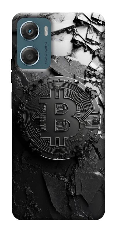 Чехол itsPrint Dark bitcoin для Motorola Moto G06, деньги, купить оптом с доставкой