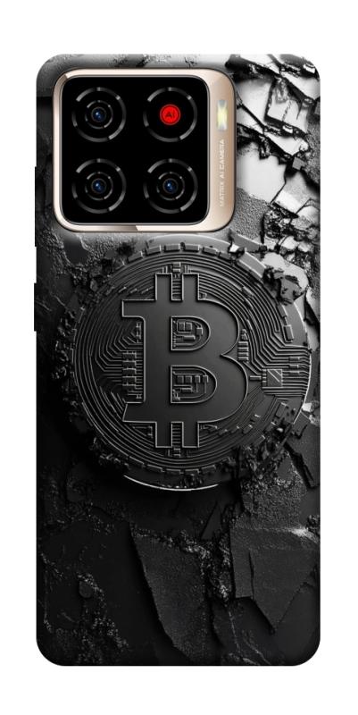 Чехол itsPrint Dark bitcoin для ZTE Blade A56, деньги, купить оптом с доставкой