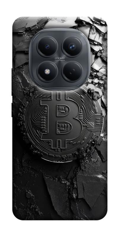 Чехол itsPrint Dark bitcoin для Xiaomi Redmi Note 15 Pro 4G, деньги, купить оптом с доставкой