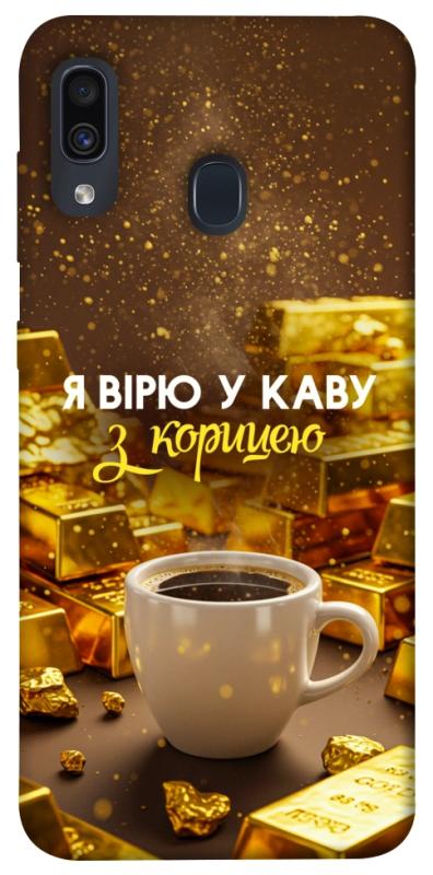 Чохол itsPrint Вірю в каву для Samsung Galaxy A20 / A30, гроші, купити оптом з доставкою