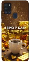 Чехол itsPrint Верю в кофе для Samsung Galaxy A21s