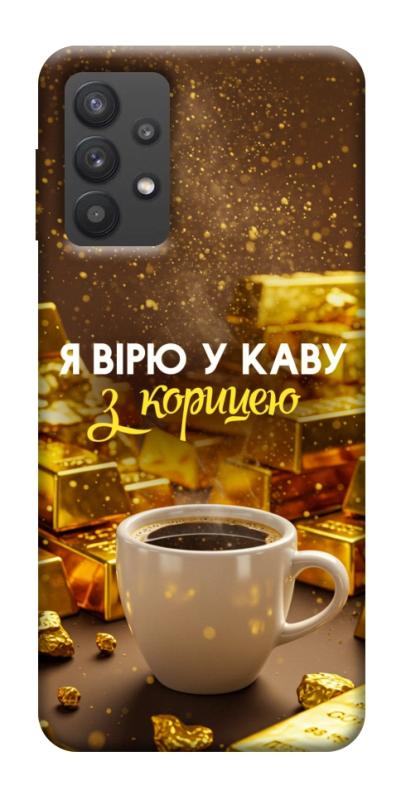 Чехол itsPrint Верю в кофе для Samsung Galaxy A32 (A326B) 5G, деньги, купить оптом с доставкой