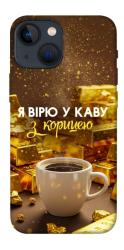 Чехол itsPrint Верю в кофе для Apple iPhone 13 mini (5.4")