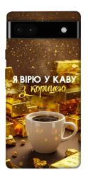 Чехол itsPrint Верю в кофе для Google Pixel 6a