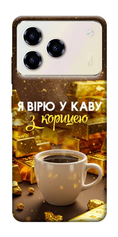 Чехол itsPrint Верю в кофе для ZTE Blade A76, деньги, купить оптом с доставкой