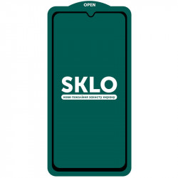 Защитное стекло SKLO 5D (full glue) (тех.пак) для Samsung Galaxy A03s