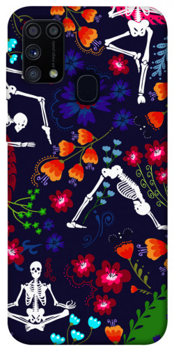 Чехол itsPrint Yoga skeletons для Samsung Galaxy M31