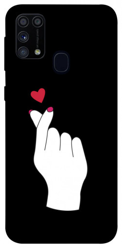 Чехол itsPrint Сердце в руке для Samsung Galaxy M31