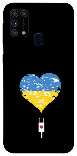 Чехол itsPrint З Україною в серці для Samsung Galaxy M31