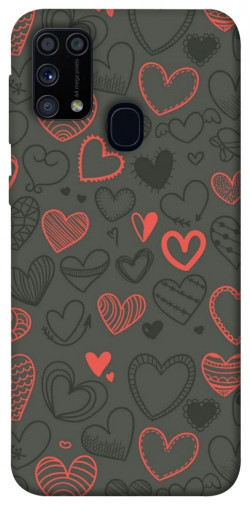 Чехол itsPrint Милые сердца для Samsung Galaxy M31