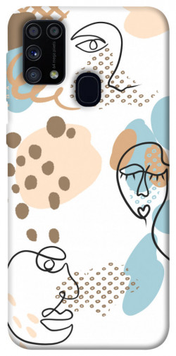 Чехол itsPrint Face pattern для Samsung Galaxy M31